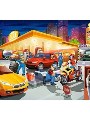 Castorland dėlionė Gas Station 60 det.