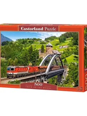 Castorland dėlionė Train on the Bridge 500 det.