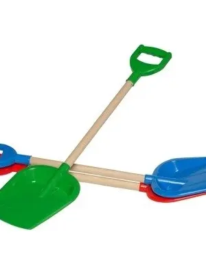 Technok kastuvas didelis su medine rankena 75 cm