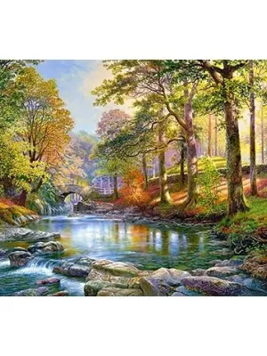 Castorland dėlionė ALONG THE RIVER 3000 det.