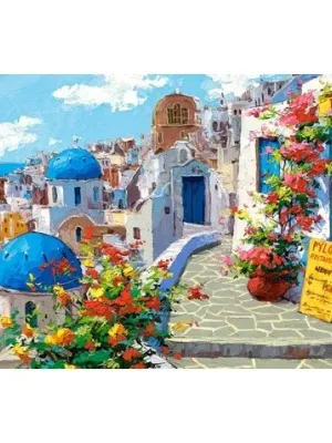 Castorland dėlionė Spring in Santorini  2000 det.