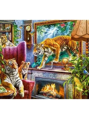 Castorland dėlionė Tigers Comming To Life 3000 det.