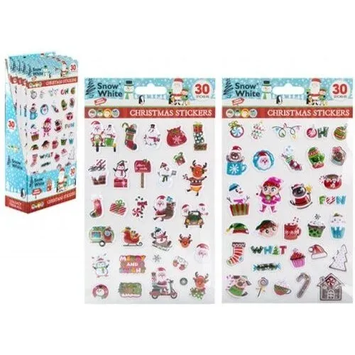 Kalėdiniai lipdukai 30 vnt.