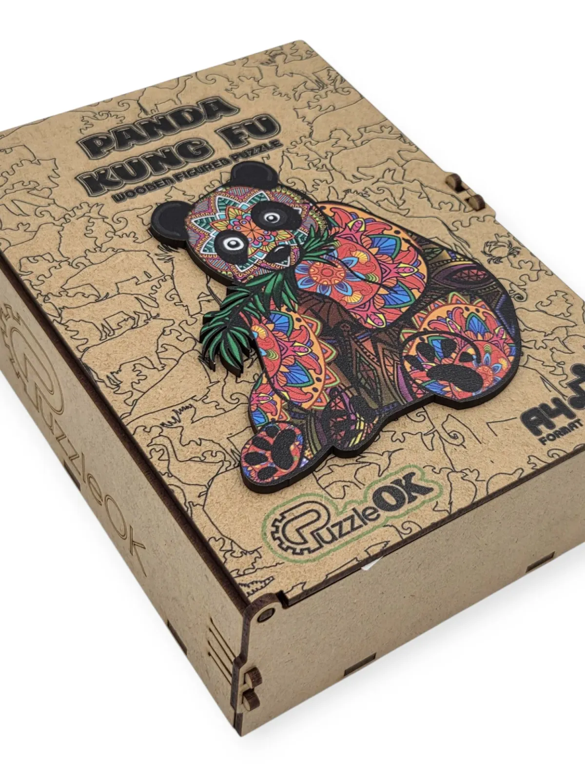 PUZZLEOK medinė dėlionė Panda 65 det