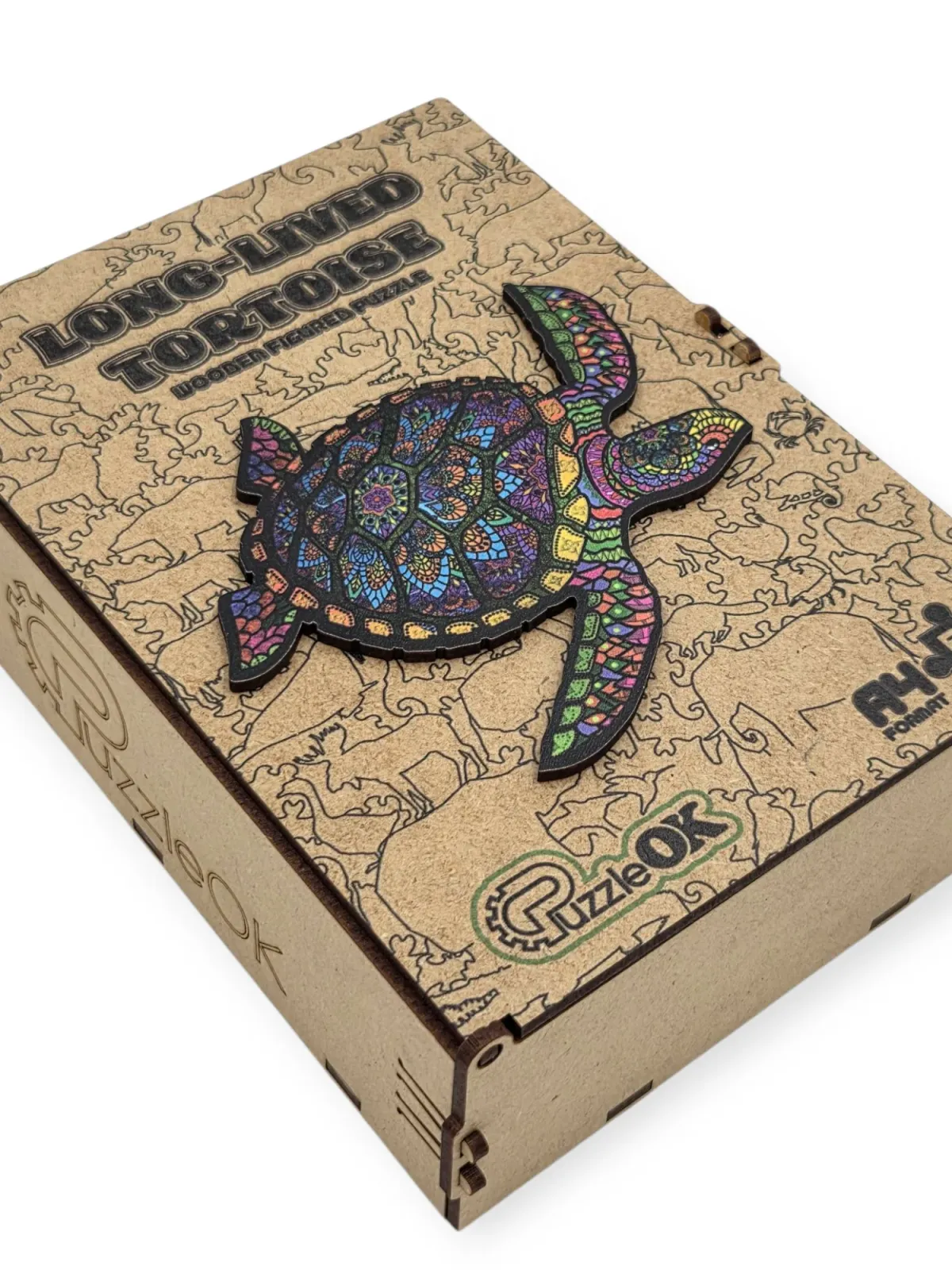 PUZZLEOK medinė dėlionė Vėžlys 68 det