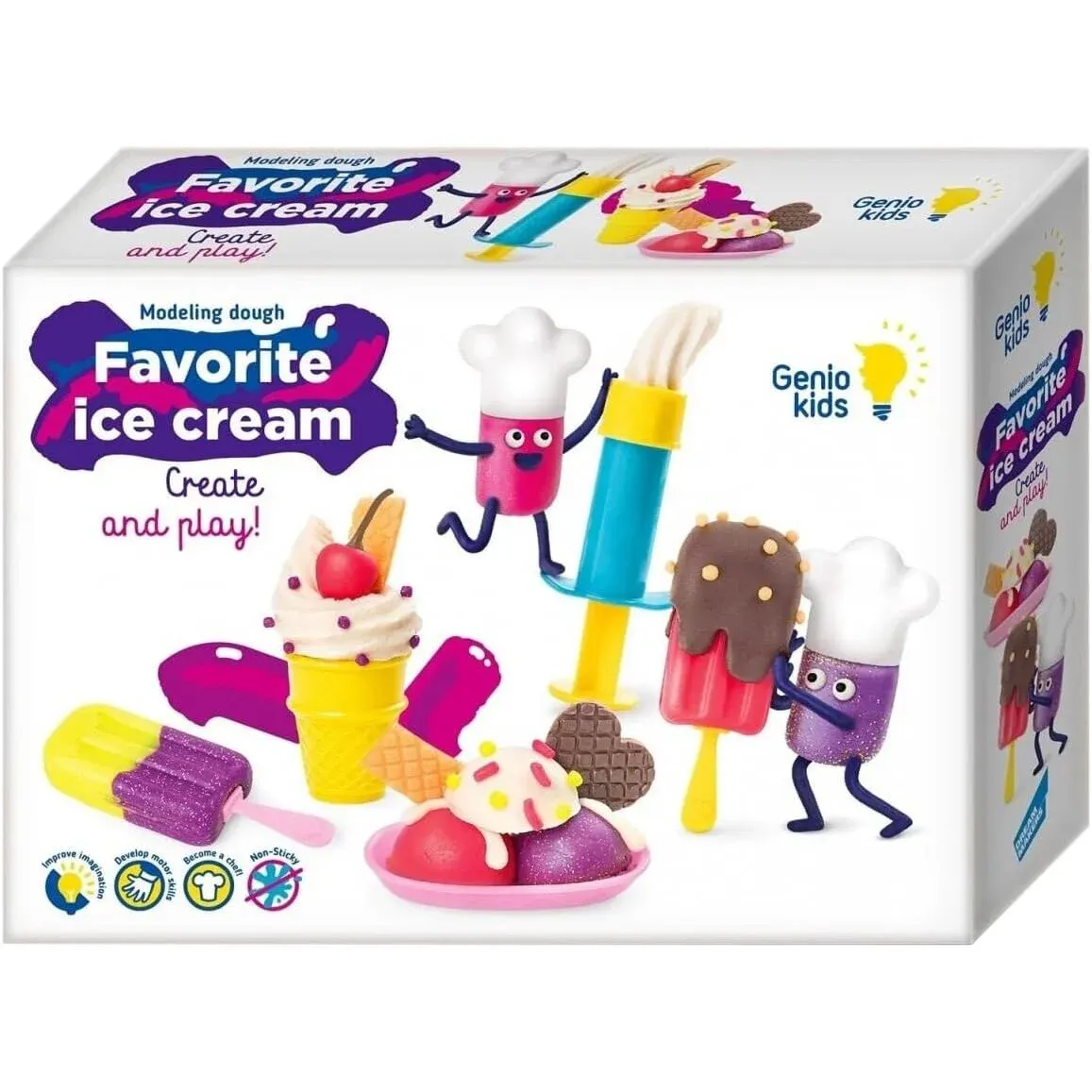 Genio Kids modelino rinkinys Ledainė