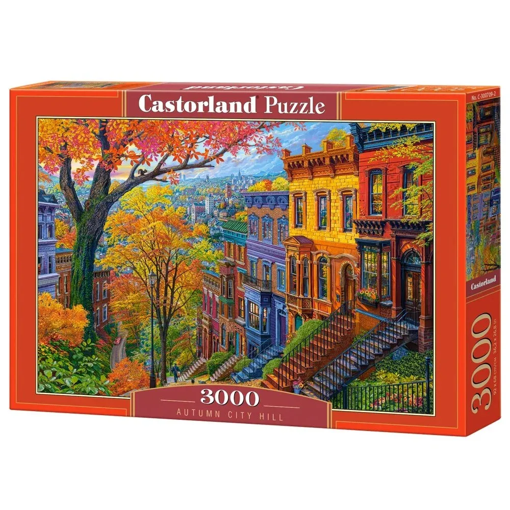 Castorland dėlionė Autumn City Hill 3000 det.