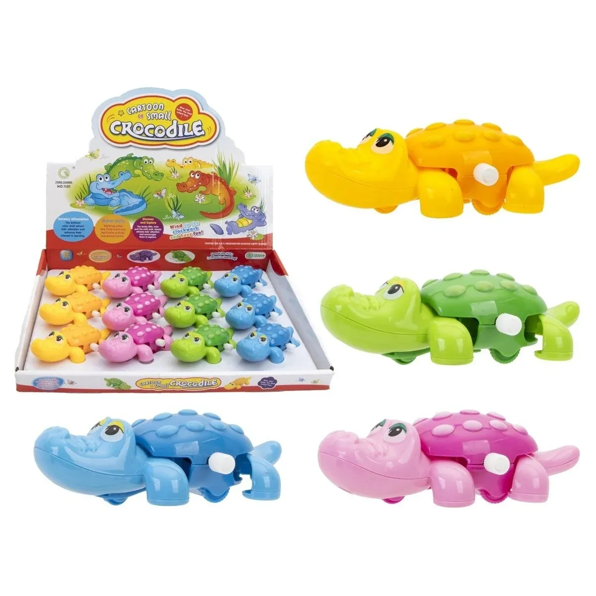 Prisukamas krokodilas 11,5 cm