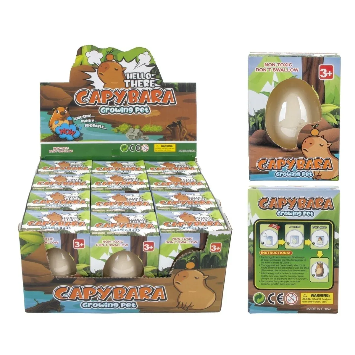 Kapibaros auginimo kiaušinis 6,5 cm