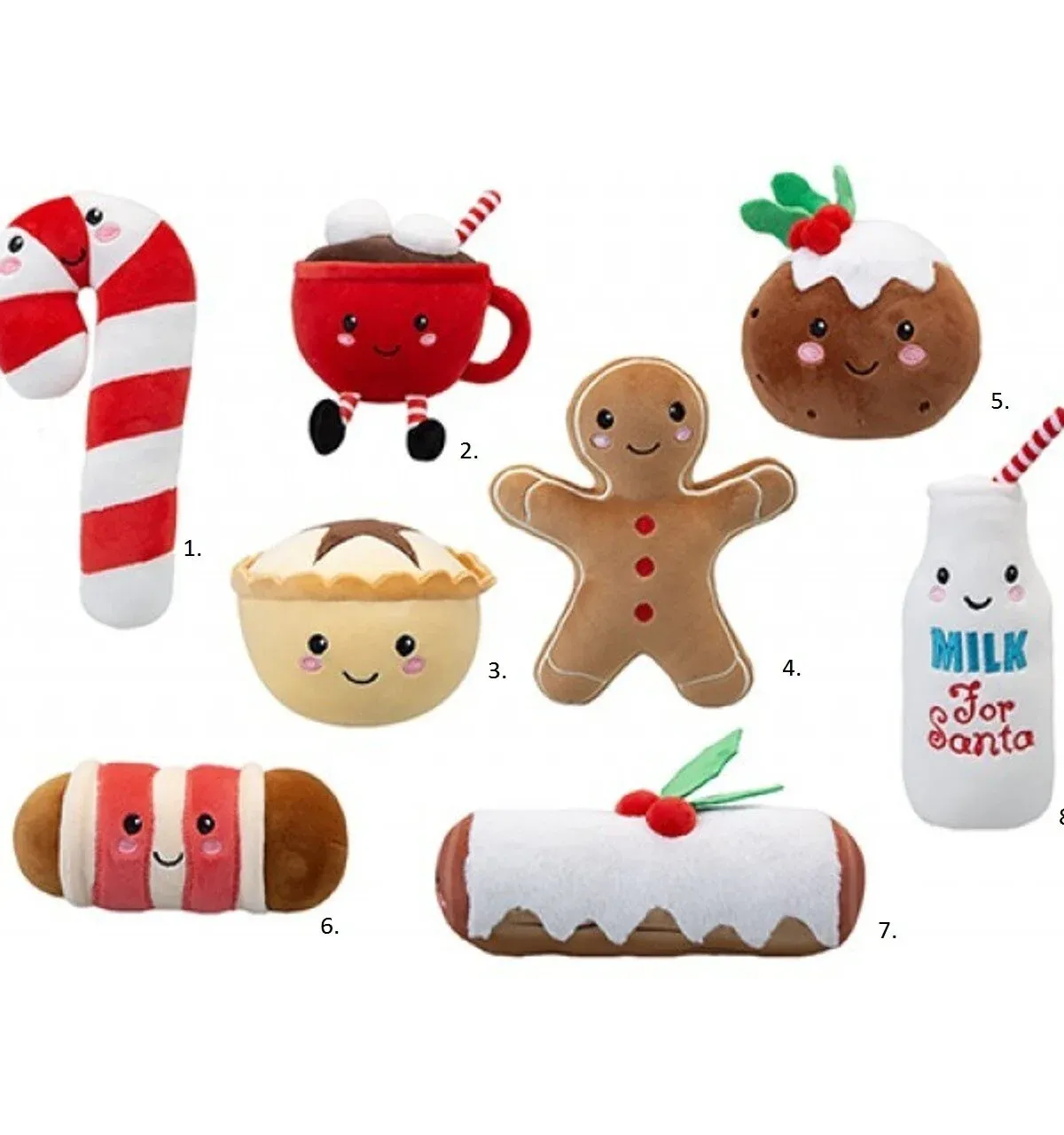 Softlings Christmas Foodies pliušinis žaislas 16 cm