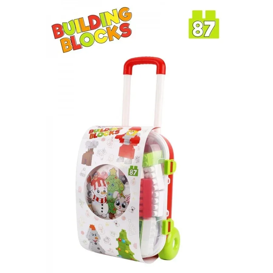 Technok kalėdinis konstruktorius lagamine 87 detalių 8805