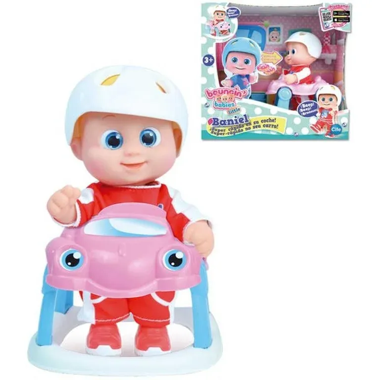 Bouncin Babies lėlė Banielis su vaikštinėmis (pažeista pakuotė)