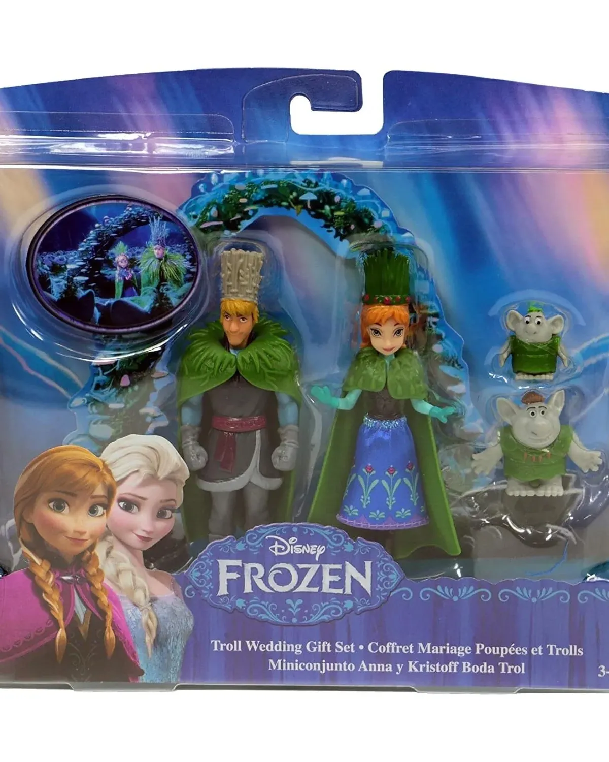 Frozen mini jaunavėdžių rinkinys Ledo šalis (pažeista pakuotė)