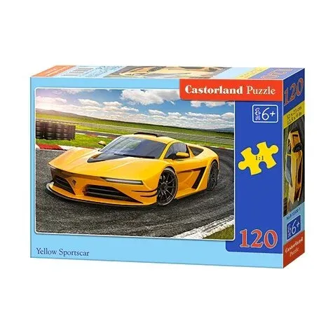 Castorland dėlionė Yellow Sportscar 120 det.