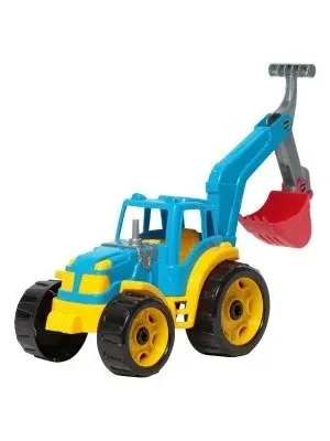 Traktorius 0367 su dviem kaušais Technok