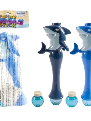 Muilo burbulų pūtiklis su garso ir šviesu efektais Ryklys