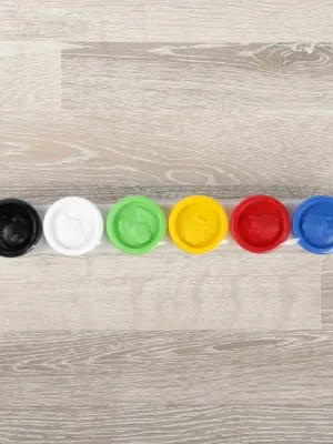 GENIO KIDS Natūralus plastilinas - modelinas, 6 spalvos