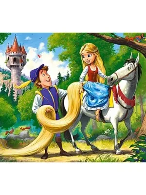 Castorland dėlionės  Rapunzel 60 det.