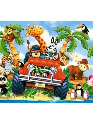 Castorland dėlionė Softies On Safari 60 det.