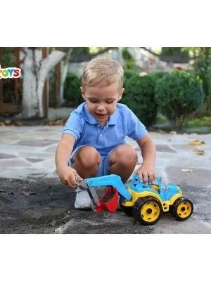 Traktorius 0367 su dviem kaušais Technok
