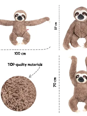 Fancy minkštas žaislas tinginys Braunis 57 cm