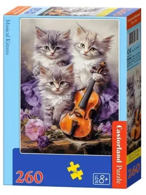 Castorland dėlionė Musical Kittens 260 det.