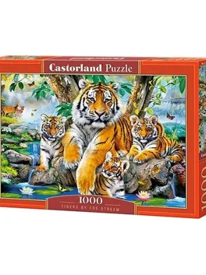 Castorland dėllionė TIGERS BY THE STREAM 1000 det.