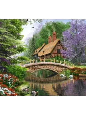Castorland dėllionė  RIVER COTTAGE 1000 det.