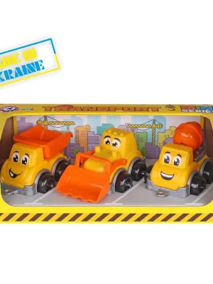 Technok mini statybos transporto rinkinys 3 vnt