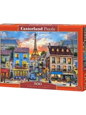 Castorland dėlionė Streets of Paris  500 det.