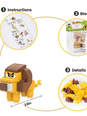 Mini konstruktorius Animal Kingdom