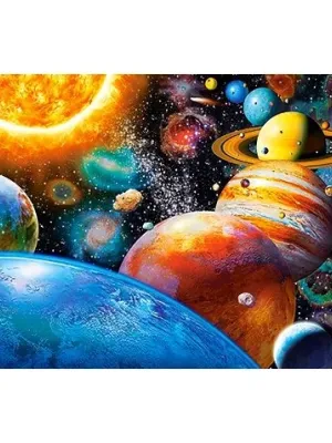 Castorland dėlionė  Planets And Their Moons 300 det.