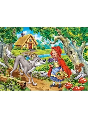 Castorland dėlionės Little Red Riding Hood 60 det.