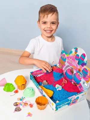 Genio kids rinkinys išmanusis smėlis Keksiukai ir ledai, 1 kg