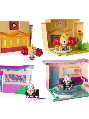 POWER PUFF GIRLS žaidimo rinkinys mini (pažeista pakuotė)