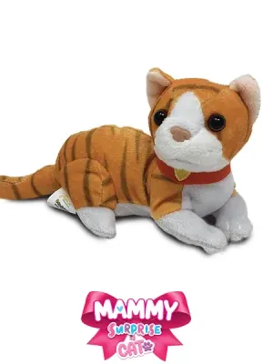 #Sbabam  pliušinė katytė su kačiuku