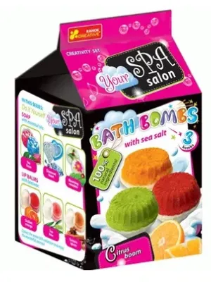 Ranok vonios burbulas su druska. Citruso sprogimas LT