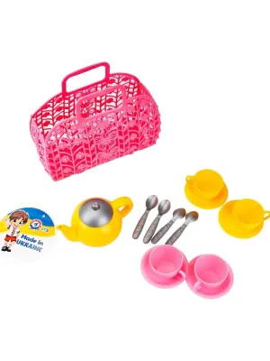 Technok krepšelis su arbatos rinkiniu