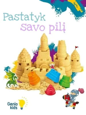 Genio kids rinkinys išmanusis smėlis Pasakų pilis su formelėmis, 1kg