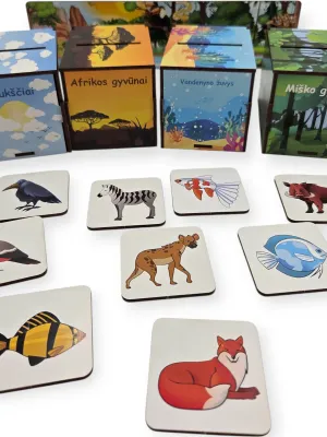 PuzzleOK rūšiuokliai Montessori Magiška gamta 40 el