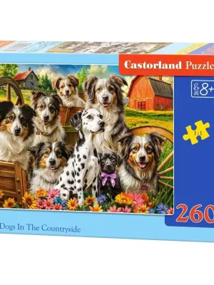 Castorland dėlionė Happy Dogs In The Countryside 260 det.