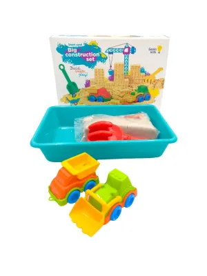 Genio kids rinkinys išmanusis smėlis su smėliadėže Big Construction 1 kg