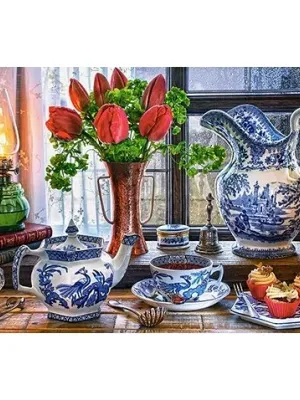 Castorland dėlionė Still Life with Tulips 1500 det.