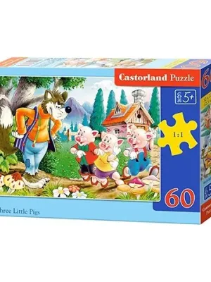 Castorland dėlionė Three Little Pigs  60 det.
