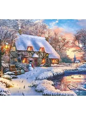 Castorland dėlionė  Winter Cottage  500 det