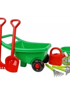 Technok sodininko rinkinys su karučiu