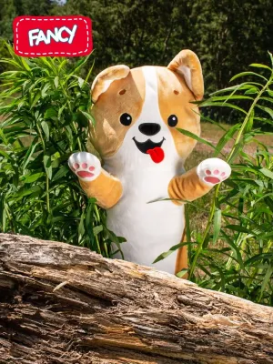 Fancy minkštas žaislas pagalvė šuo korgis Vaflis 70 cm