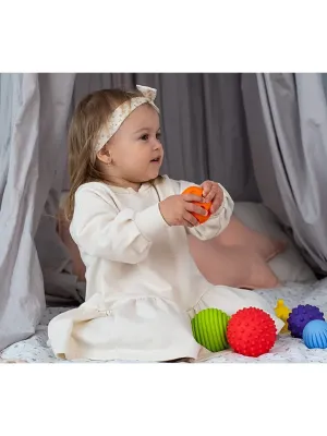 Fancy baby sensoriniai kamuoliukai 6 vnt