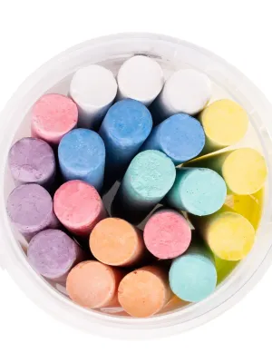 Genio kids Spalvotos piešimo kreidelės 21 vnt