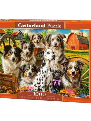 Castorland dėlionė Happy Dogs In The Countryside 1000 det